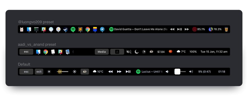 第231007期 - 自定义touchbar